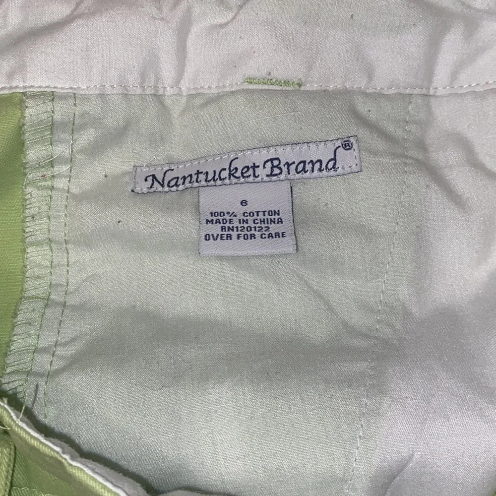 🎉HP🎉 Nantucket Brand Skirt Lime Green Chino Mini cotton Size 6 - Picture 3 of 9